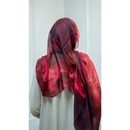 Viscose Modal Hijab MIDI Size (Cranberry Splash)