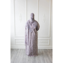 CLEARANCE SALE  Linen Embroidered Vine Design (Wisteria)