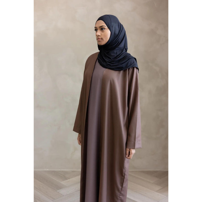 CLEARANCE Sale Linen Cardigan (Coffee Brown)