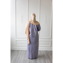 CLEARANCE SALE - Linen Embroidered Sleeve Vine Design (Wisteria)