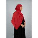 Chiffon Hijab (Ruby Red)