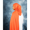 Jersey Hijab (Fire Orange)