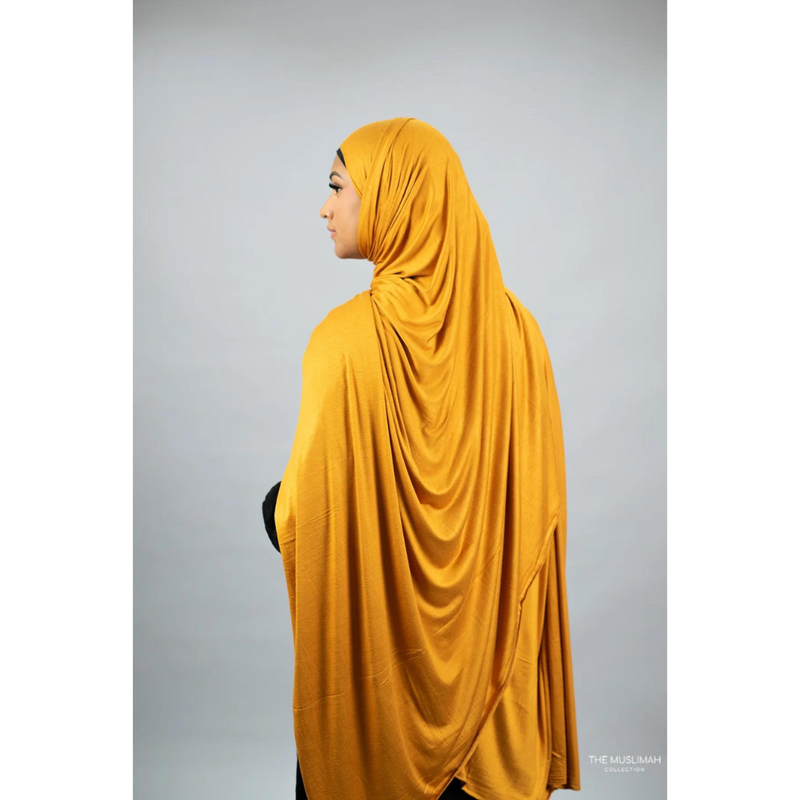 Jersey XL Hijab - Medallion Gold