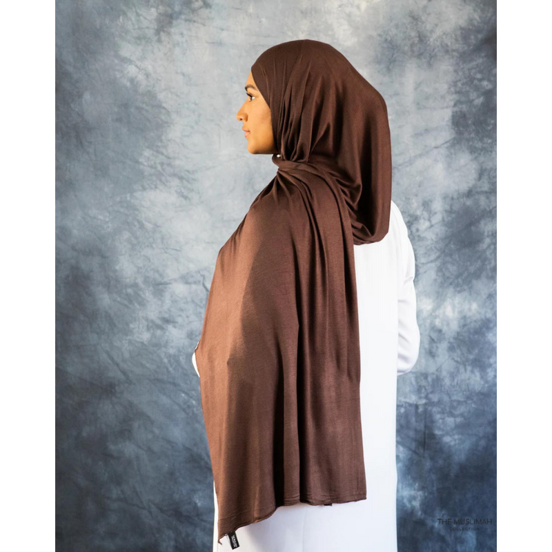 Jersey Hijab (Coffee Brown)
