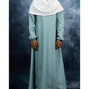 Mini Muslimah Kids Girls Abaya (Ocean Breeze)