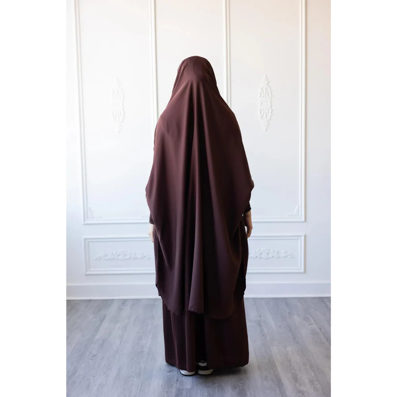 Aisha Two Piece Jilbaab (Coffee Brown)