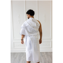 Ihram Islamic Pilgrimage Attire for Hajj and Umrah 2 Unstitched White -  (Standard)