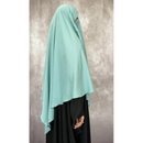 Two in One Niqab Khimar - Arctic Ice (C50)
