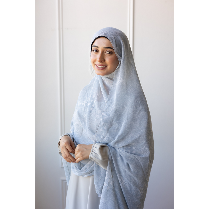 Printed Chiffon Hijab (Lake Air)
