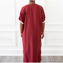 Kids Moroccan Short Sleeve (Flame Red)