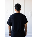 Moroccan T-Shirt (Black and Titanium Gold)