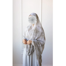 SOLD OUT Printed Chiffon Hijab - Jasmine at Night