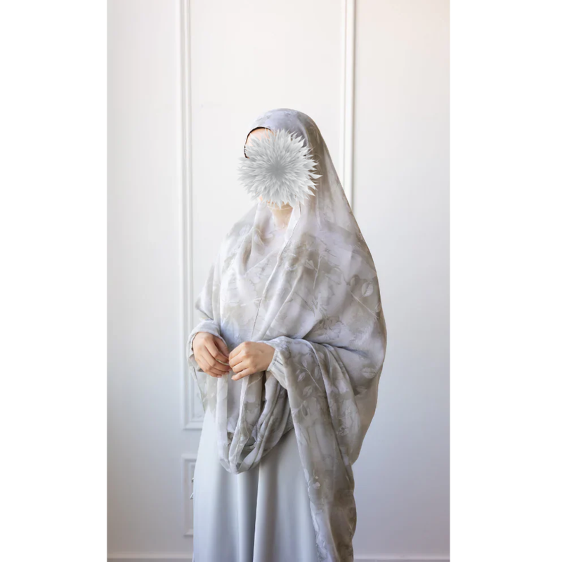 SOLD OUT Printed Chiffon Hijab - Jasmine at Night