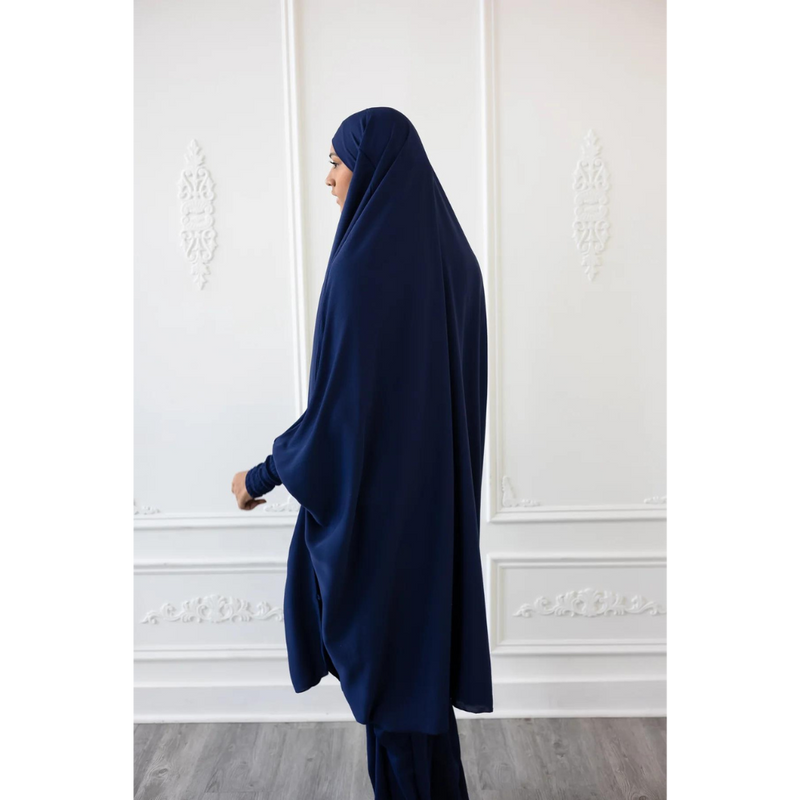 Aisha x Sawda Two Piece Jilbaab - Twilight Blue (B48)