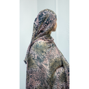 Printed Chiffon Hijab - Blush Safari (Style 13)