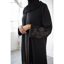 Eid Abaya (Black Floral)