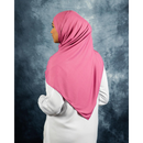 Ribbed Jersey Hijab - French Rose