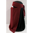 One Piece Single Layer Niqab (Maroon)