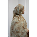 Printed Chiffon Hijab - Marshes (Style 43)