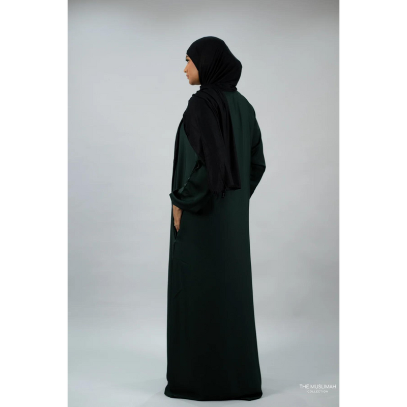 Hafsa Abaya - Dark Forest Green