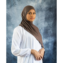 Jersey Hijab (Saddle Brown)