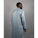 Saudi Collared Thobe Jubbah (Ocean Breeze)