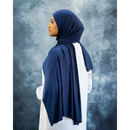 Jersey Hijab (Navy Blue)