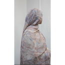 SOLD OUT Printed Chiffon Hijab -  Style 2 Blush Oasis