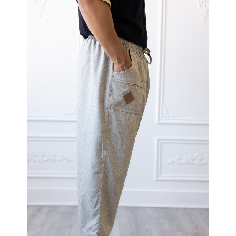Sunnah Thobe Pants (Ash Grey)