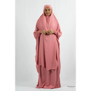 Aisha Two Piece Jilbaab (Coral Pink)