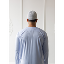 TrueFit Brimless Kufi Skullcap (Soft Grey)