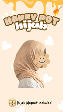 Slip & Wrap© Hijabs - Honey Pot (with Hijab magnet)