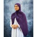 Jersey Hijab (Eggplant Purple)