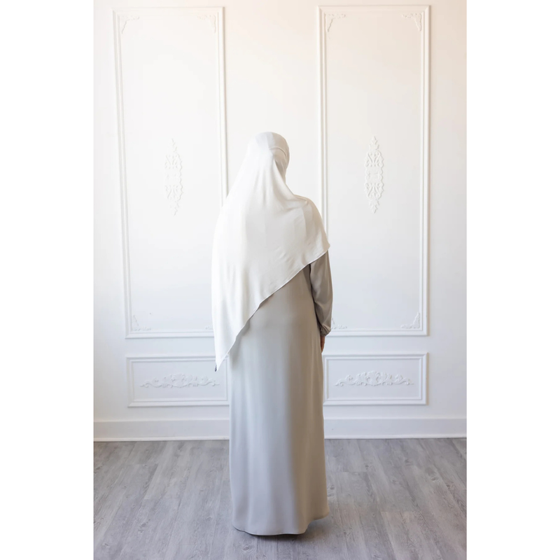 Butter Khadija Abaya (Cloud Grey)