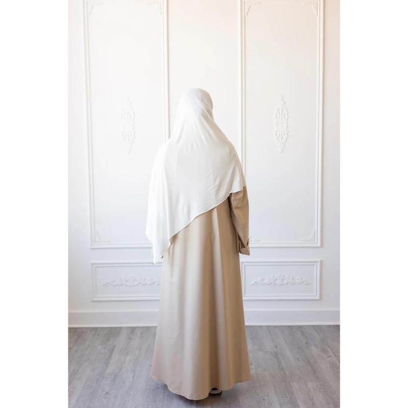 Umm Salama Cotton Blend Loose Fit Abaya (Golden Sand)