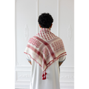 Ruby Red and White Imamah