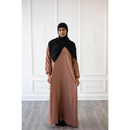 Sawda Textured Crepe Abaya (Dusky Sunset)