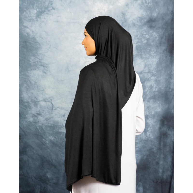 Jersey Hijab - Black