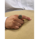 Citrine Real Sterling Silver Mens Islamic Ottoman Ring