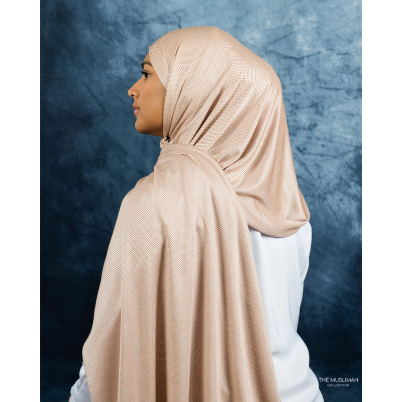 Stretch Hijab Tan