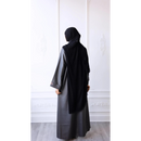 Luxury Linen Abaya (Graphite)
