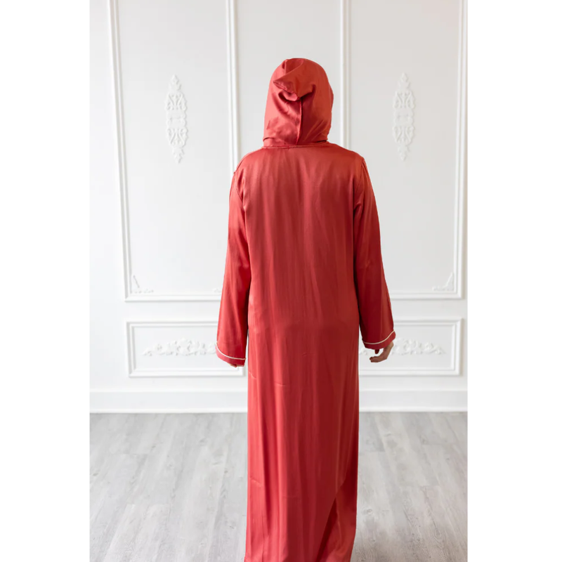 CLEARANCE SALE Moroccan Abaya Cherry Red