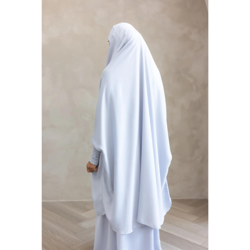 Aisha Two Piece Jilbaab  - Sky Grey