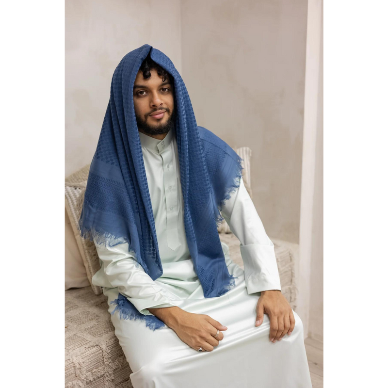 Aegean Imamah/Shemagh/Keffiyyah Arab Men's Scarf