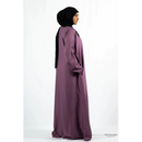 Hafsa Abaya (Dusty Purple Plus Size)