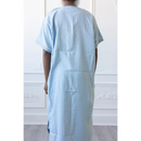 Moroccan Short Sleeve Kids-Boys Thobe (Light Blue)