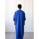 Moroccan 3/4 Sleeve Thobe - Moroccan Blue