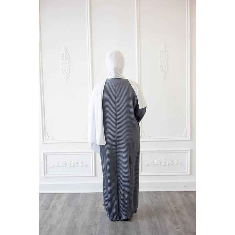 Pleated Plain Abaya (Everest)