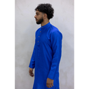 Sale Two Piece Suit Straight Fit Kurta - Blue