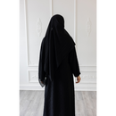 CLEARANCE SALE Mermaid Tail Print Abaya - Black 15